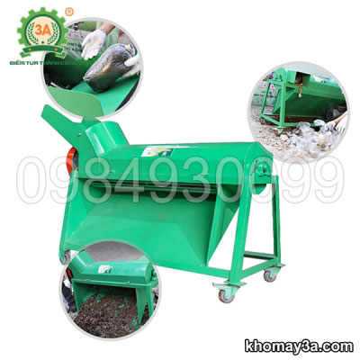 Máy phá bịch nấm thải