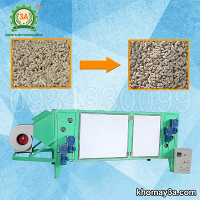 Máy sấy cám công nghiệp có băng tải 3A