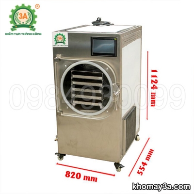 Máy sấy thăng hoa hoa trà, hoa hồng 3A 5Kg/mẻ