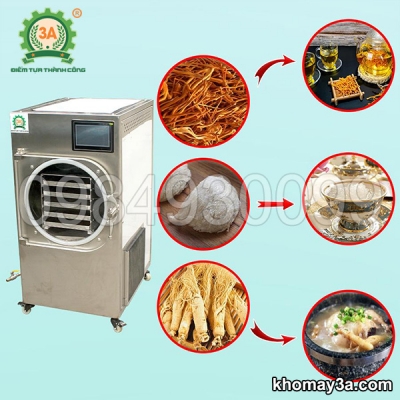 Máy sấy thăng hoa mini 3A 5Kg/mẻ