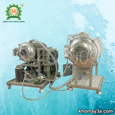 Máy sấy thăng hoa trái cây công nghiệp 3A 70kg/mẻ