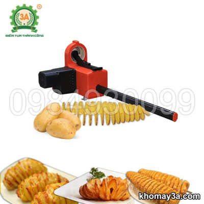 máy cắt khoai tây lốc xoáy