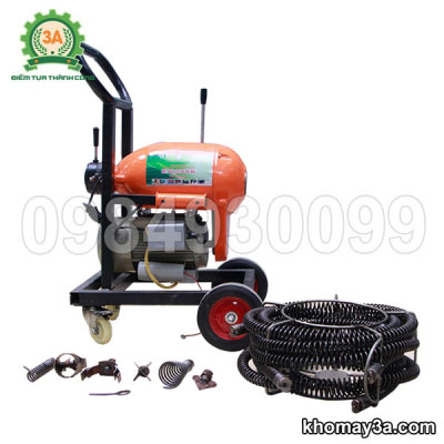 Máy thông cống lò xo