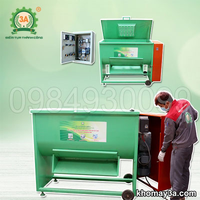 Máy trộn nguyên liệu chăn nuôi 3A