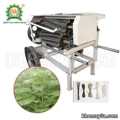 Máy tước vỏ cây gai xanh