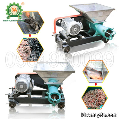 Máy xay xương gà, cổ gà 3A11kW