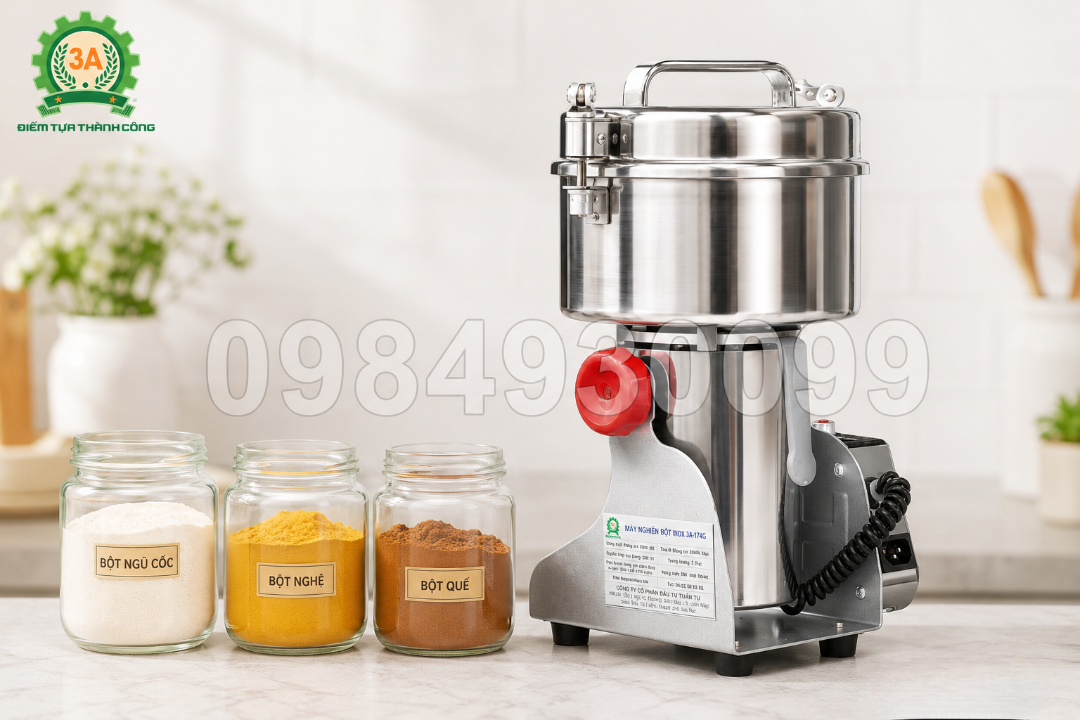 Máy Xay Bột Khô Gia Đình: Xay Ngũ Cốc, Gia Vị, Thảo Dược