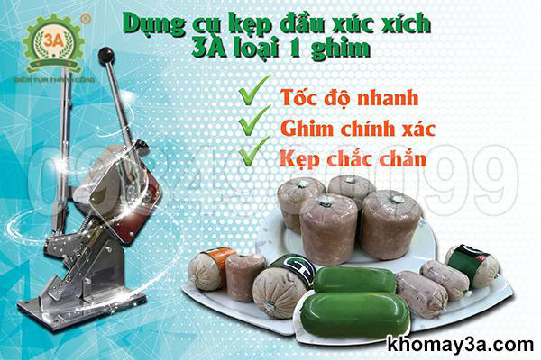 dụng cụ kẹp đầu xúc xích