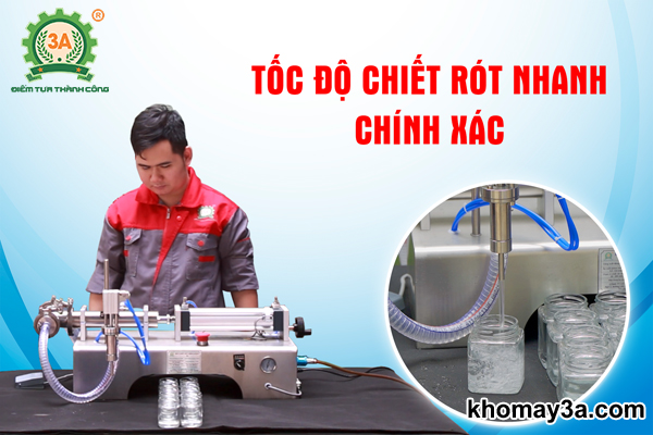 ưu điểm của Máy chiết rót định lượng 3A