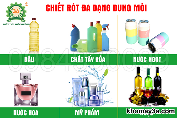 Máy chiết rót đóng chai 3A