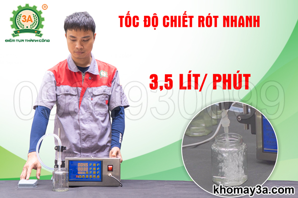 Máy chiết rót định lượng chất lỏng 3A tốc độ siêu nhanh