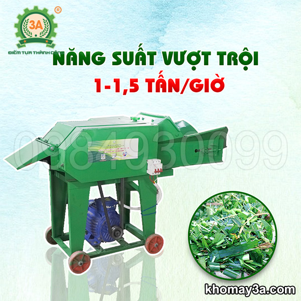 Máy băm đập dập cỏ