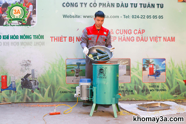 Máy thái rau củ quả chăn nuôi 3A3Kw