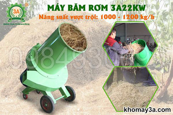 máy băm rơm công nghiệp