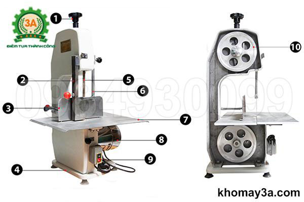 Cấu tạo máy cưa xương