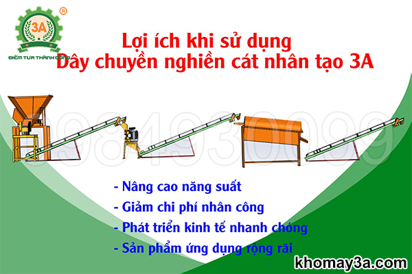 dây chuyền nghiền sỏi thành cát