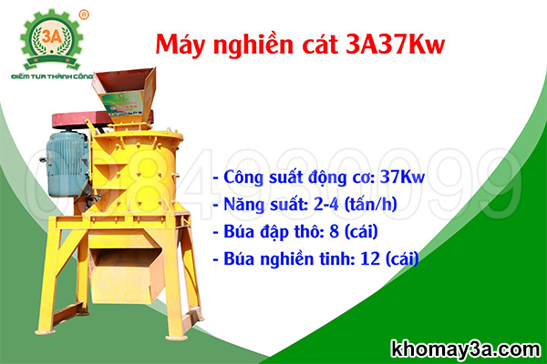 Máy nghiền cát 3A37Kw