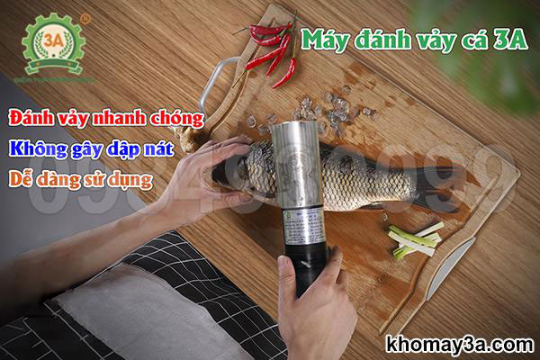 máy đánh vảy cá