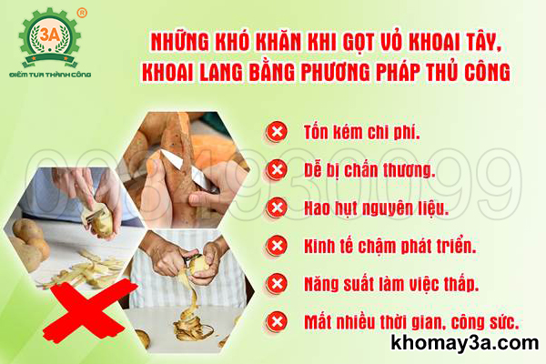 Máy gọt vỏ khoai tây tự động