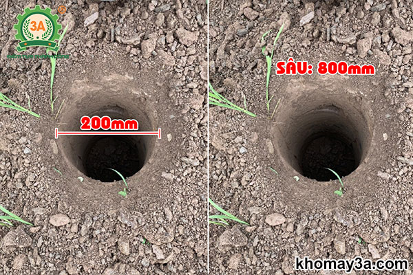 Máy khoan hố cà phê chạy điện 3A