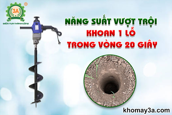 Máy khoan hố trồng cây 3A