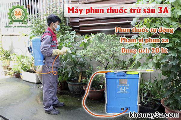 bình phun thuốc sâu bằng ắc quy 