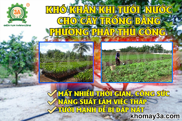 máy bơm nước tưới cây dạng phun sương