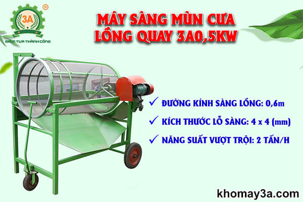 máy sàng mùn cưa 3A0,5Kw