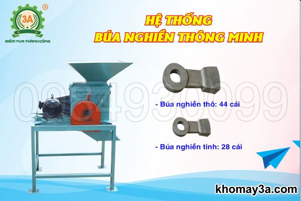 Máy nghiền đất giá rẻ 3A5,5kw