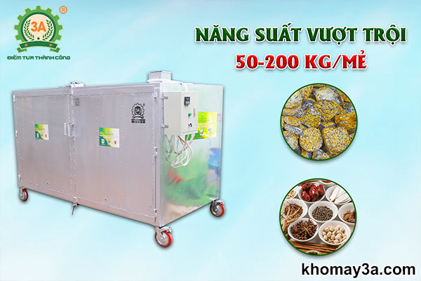 Tủ sấy dược liệu 3A 14 khay