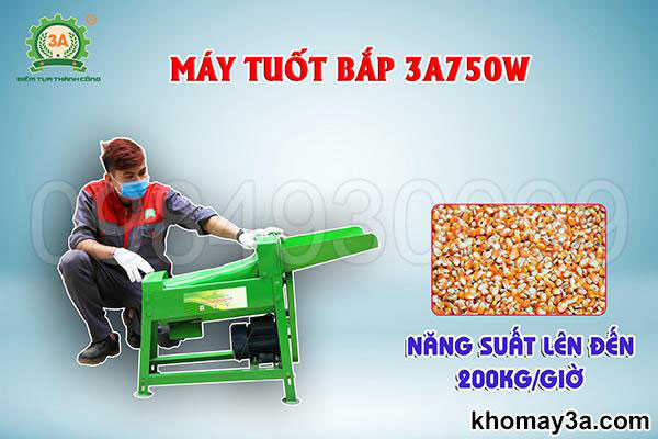 máy tuốt ngô hạt