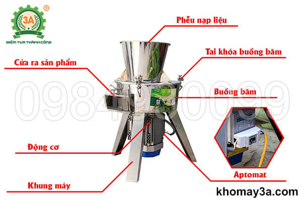 Máy băm chuối mịn inox 3A2,2Kw (11)