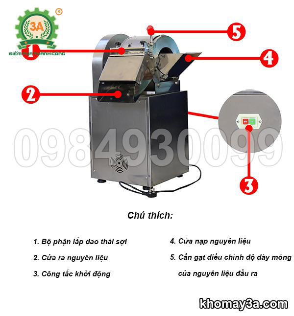 máy thái rau củ đa năng  