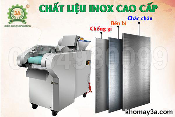 Máy thái rau củ quả đa năng inox