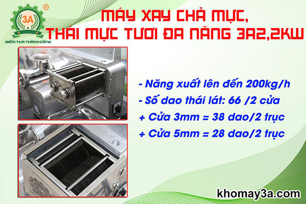 Máy xay chả mực