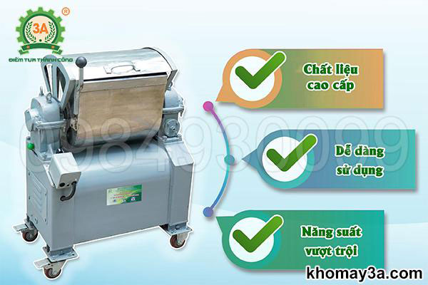 máy trộn bột nằm ngang 3A