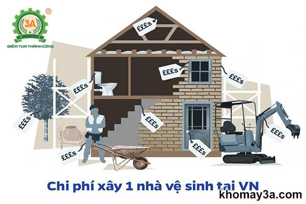 dự toán xây nhà vệ sinh