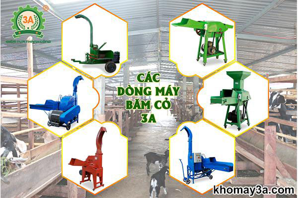 máy chế biến thức ăn thô cho dê 