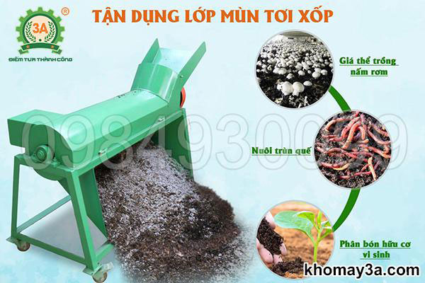 Xử lý phụ phẩm trồng nấm đúng cách